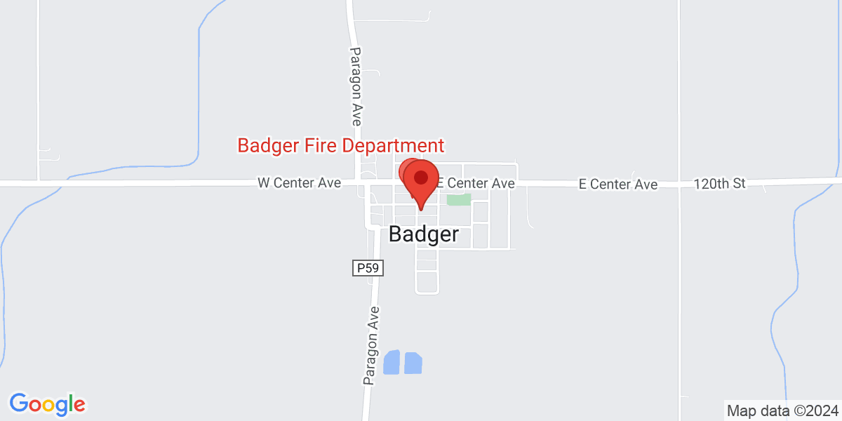 Map of Badger Public Library